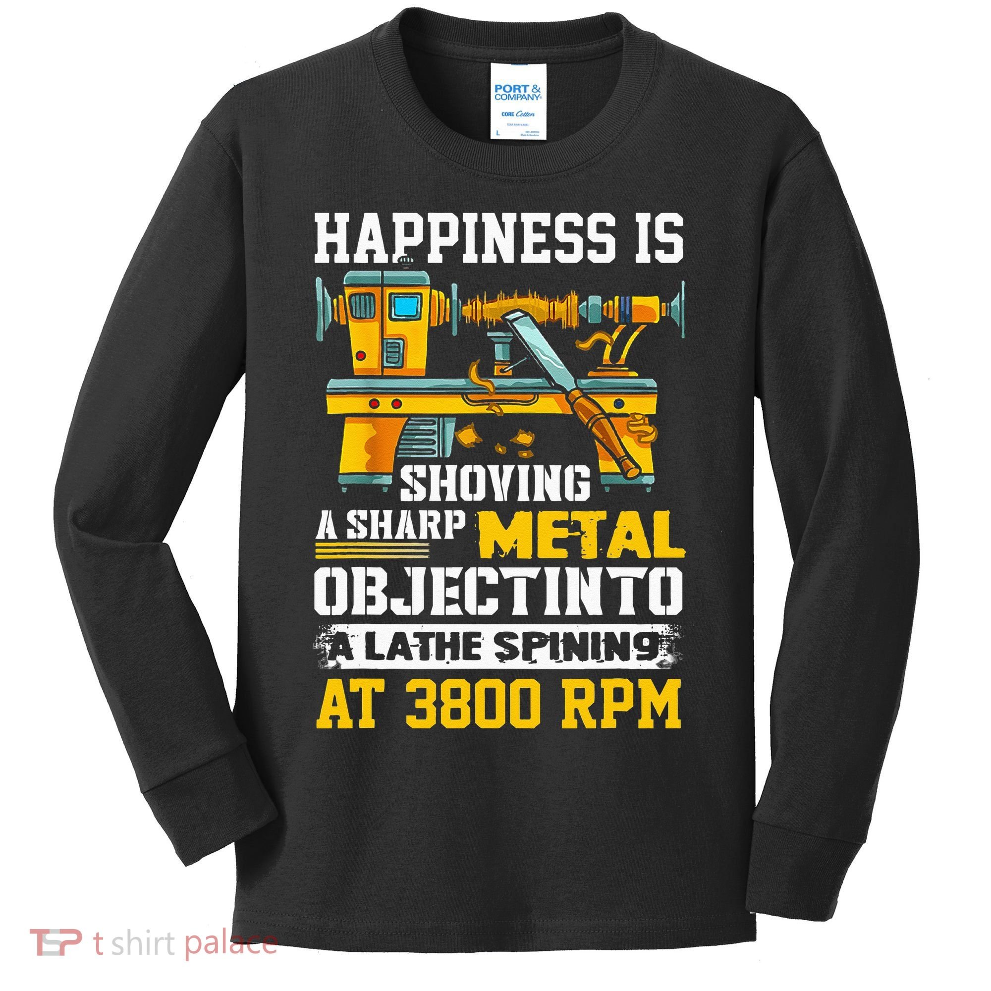Woodturning Turning For Woodworker Or Carpenter Kids Long Sleeve Shirt