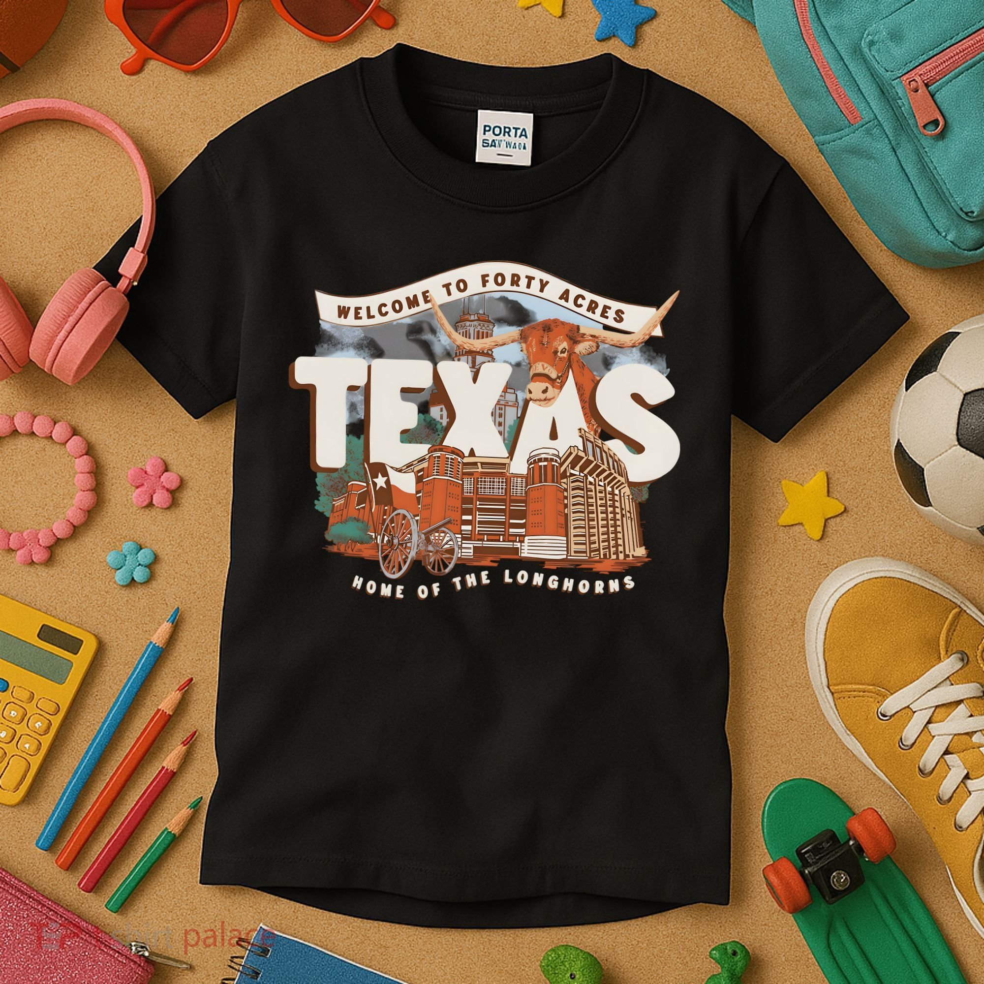 Welcome To Forty Acres Texas Home Of The Kids T-Shirt