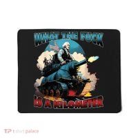 What The Fuck Is A Kilometer Funny George Washington Mousepad thumb 0