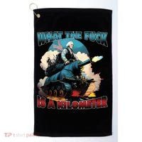 What The Fuck Is A Kilometer Funny George Washington Golf Towel thumb 0