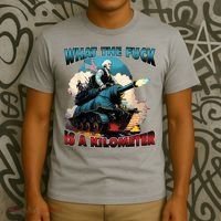 What The Fuck Is A Kilometer Funny George Washington T-Shirt thumb 3