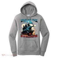 What The Fuck Is A Kilometer Funny George Washington Women's Hoodie thumb 0