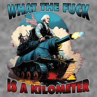 What The Fuck Is A Kilometer Funny George Washington Women's Tank Top thumb 5