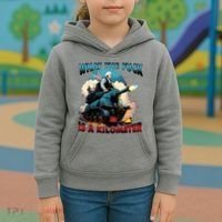 What The Fuck Is A Kilometer Funny George Washington Kids Hoodie thumb 3