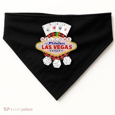 Welcome To Fabulous Las Vegas USA-Made Doggie Bandana