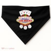 Welcome To Fabulous Las Vegas USA-Made Doggie Bandana thumb 0