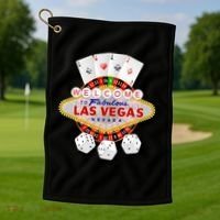 Welcome To Fabulous Las Vegas Golf Towel thumb 1