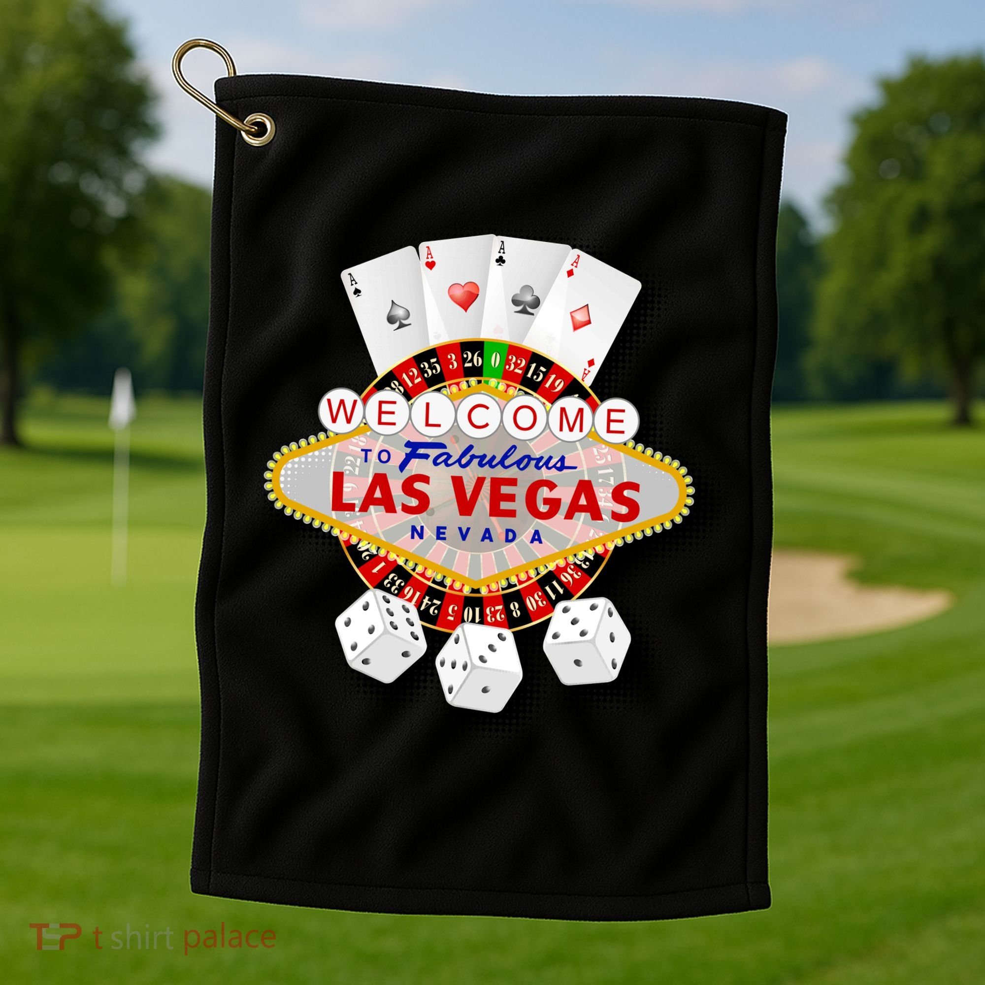 Welcome To Fabulous Las Vegas Golf Towel
