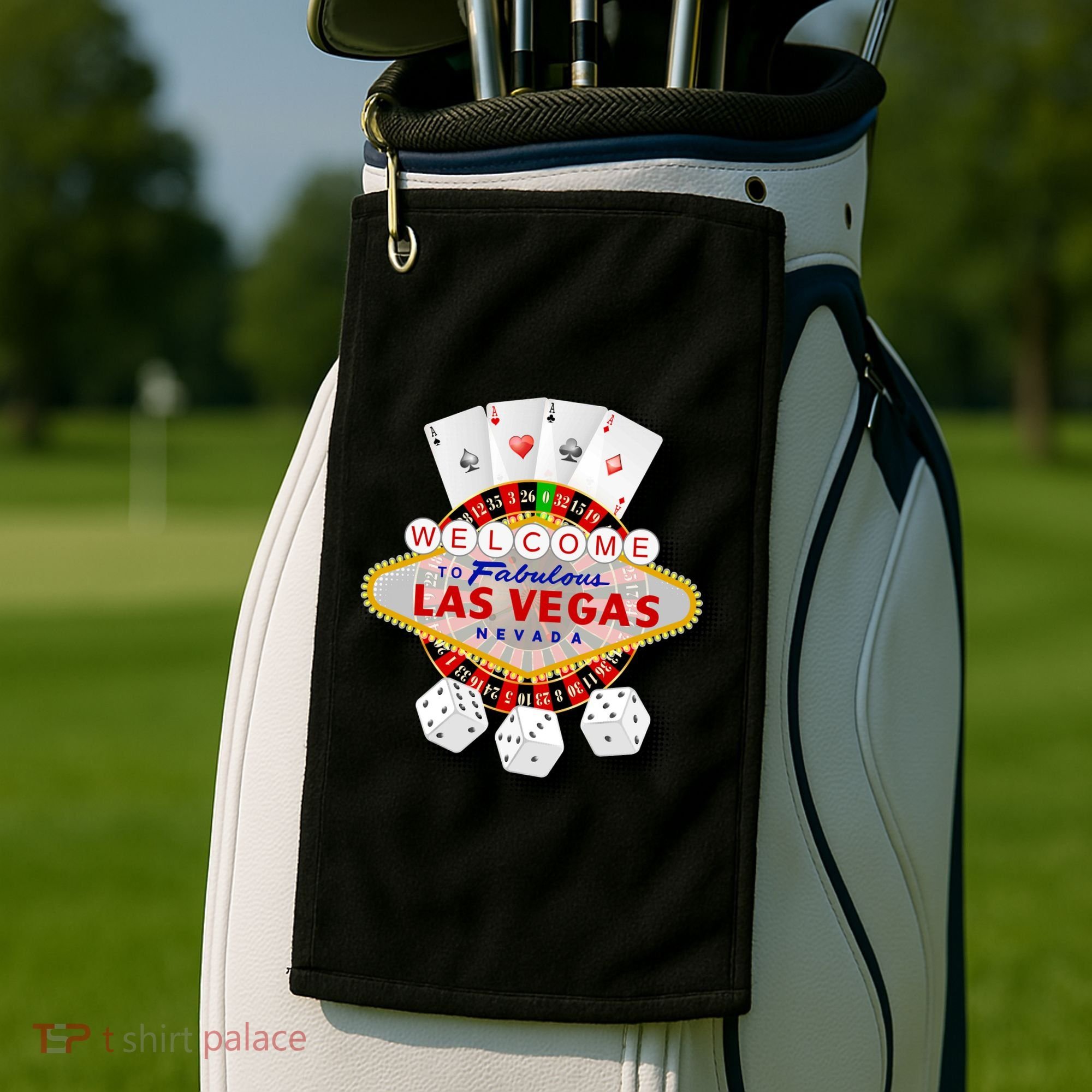 Welcome To Fabulous Las Vegas Golf Towel