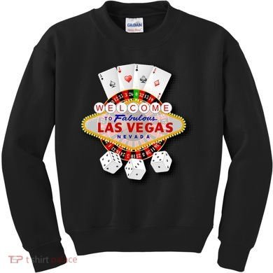 Welcome To Fabulous Las Vegas Kids Sweatshirt