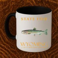 Wyoming Territory Fish The Cutthroat Trout Coffee Mug thumb 2