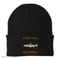 Wyoming Territory Fish The Cutthroat Trout Beanie thumb 0