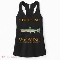 Wyoming Territory Fish The Cutthroat Trout Women's Tank Top thumb 0