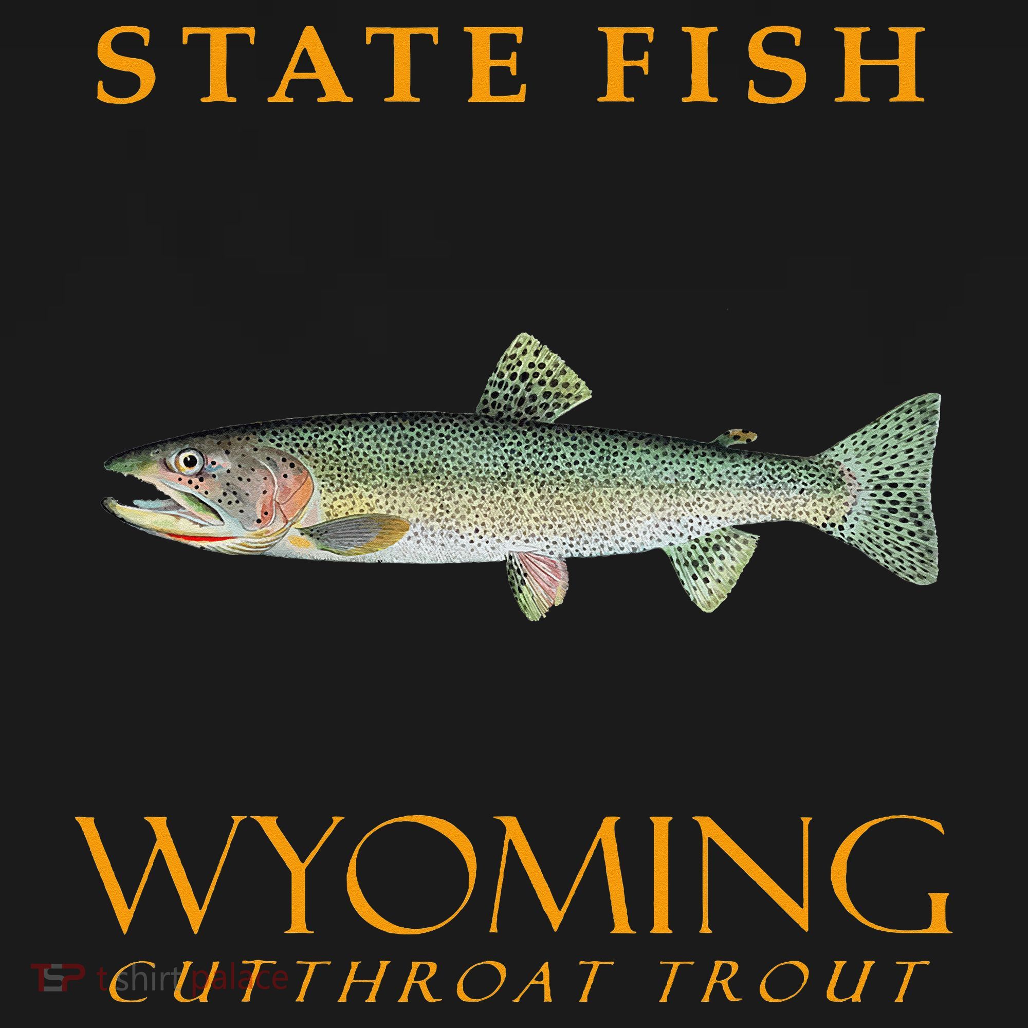 Wyoming Territory Fish The Cutthroat Trout Women's Tank Top