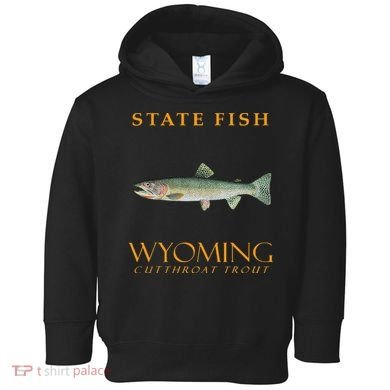 Wyoming Territory Fish The Cutthroat Trout Toddler Hoodie