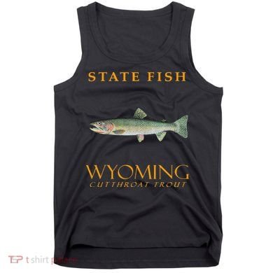 Wyoming Territory Fish The Cutthroat Trout Tank Top