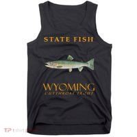 Wyoming Territory Fish The Cutthroat Trout Tank Top thumb 0