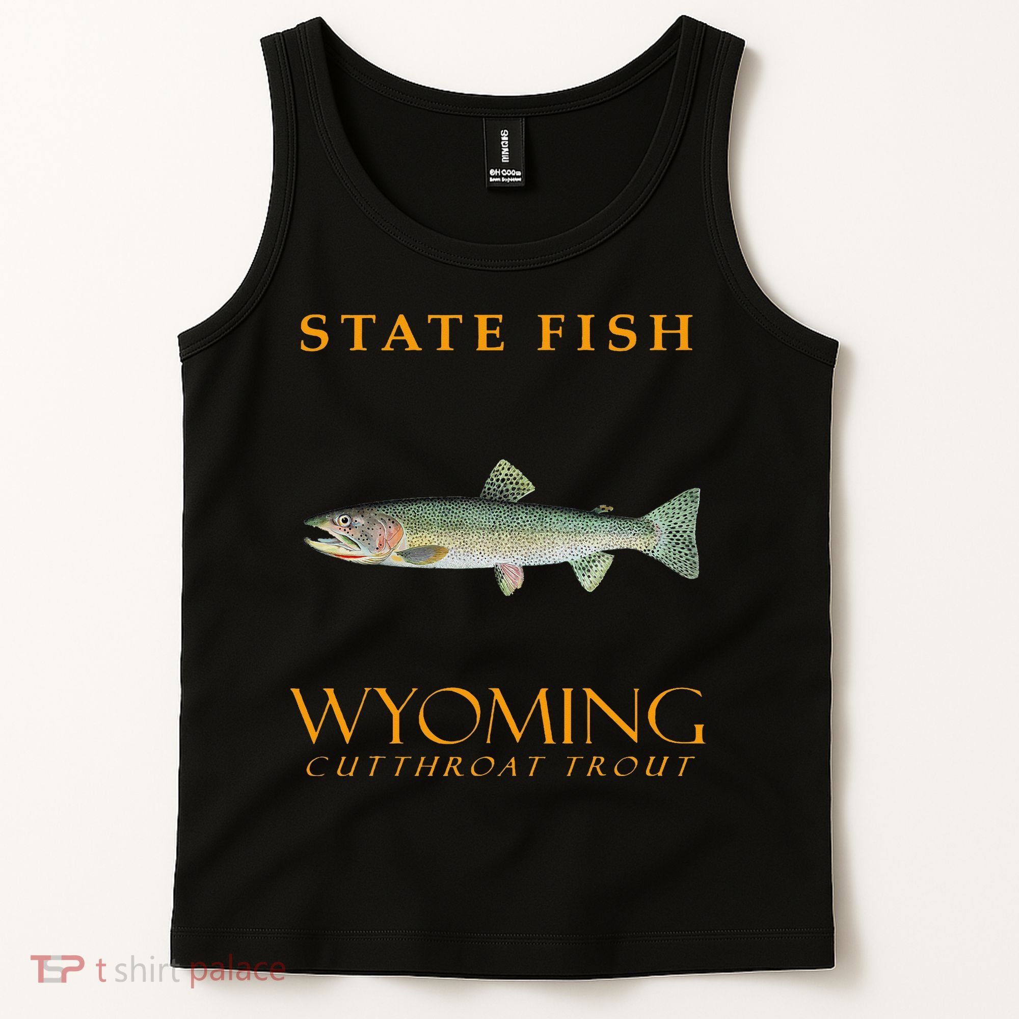 Wyoming Territory Fish The Cutthroat Trout Tank Top