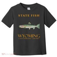 Wyoming Territory Fish The Cutthroat Trout Toddler T-Shirt thumb 0