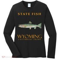 Wyoming Territory Fish The Cutthroat Trout Women's Long Sleeve Shirt thumb 0