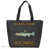 Wyoming Territory Fish The Cutthroat Trout Tote Bag thumb 0