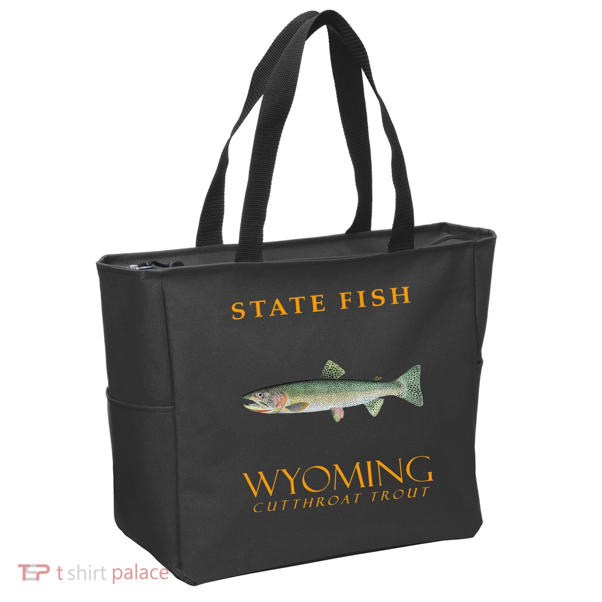 Wyoming Territory Fish The Cutthroat Trout Tote Bag