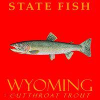 Wyoming Territory Fish The Cutthroat Trout Santa Hat thumb 1