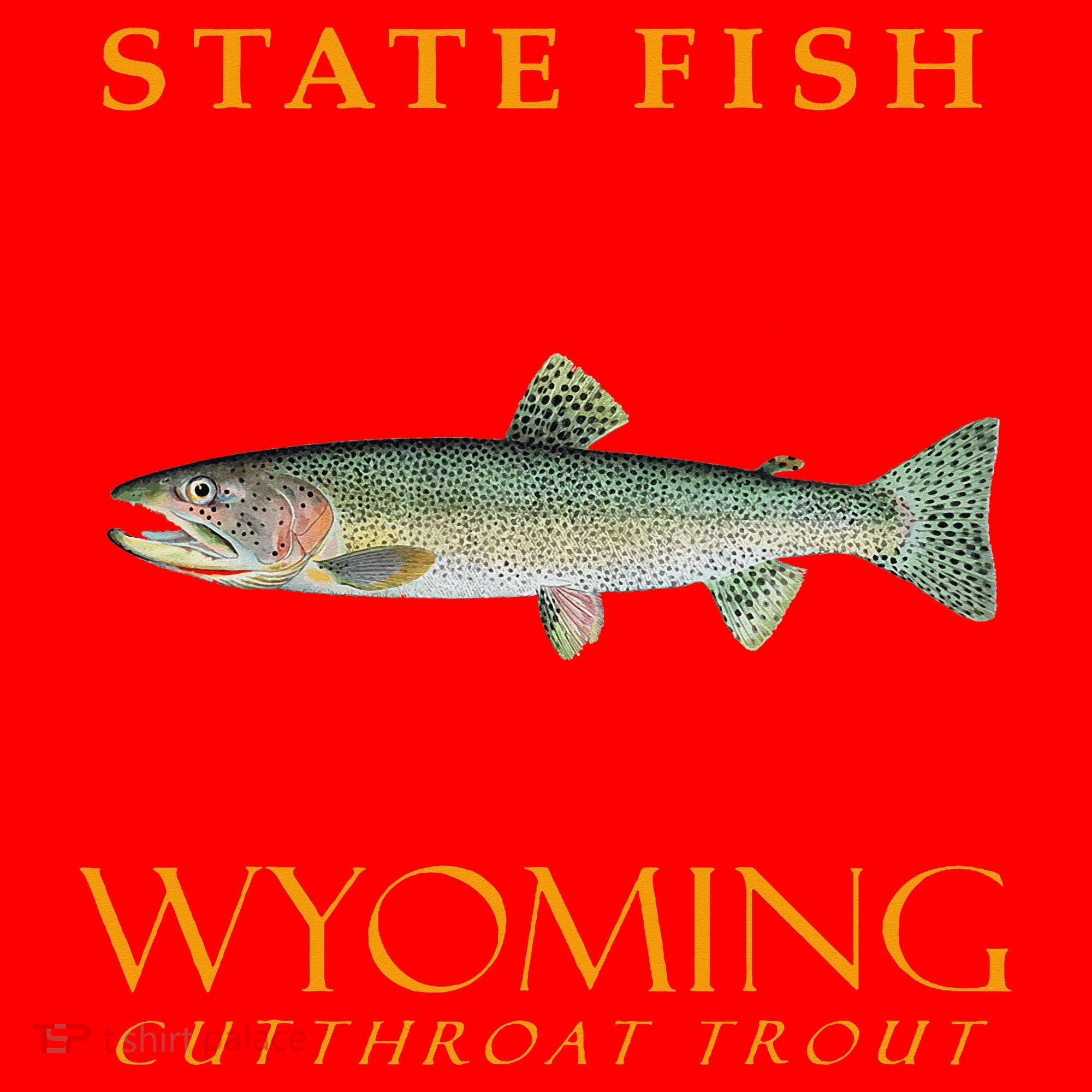 Wyoming Territory Fish The Cutthroat Trout Santa Hat