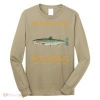 Wyoming Territory Fish The Cutthroat Trout Long Sleeve Shirt thumb 0