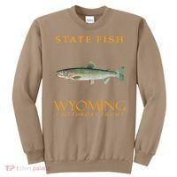 Wyoming Territory Fish The Cutthroat Trout Sweatshirt thumb 0