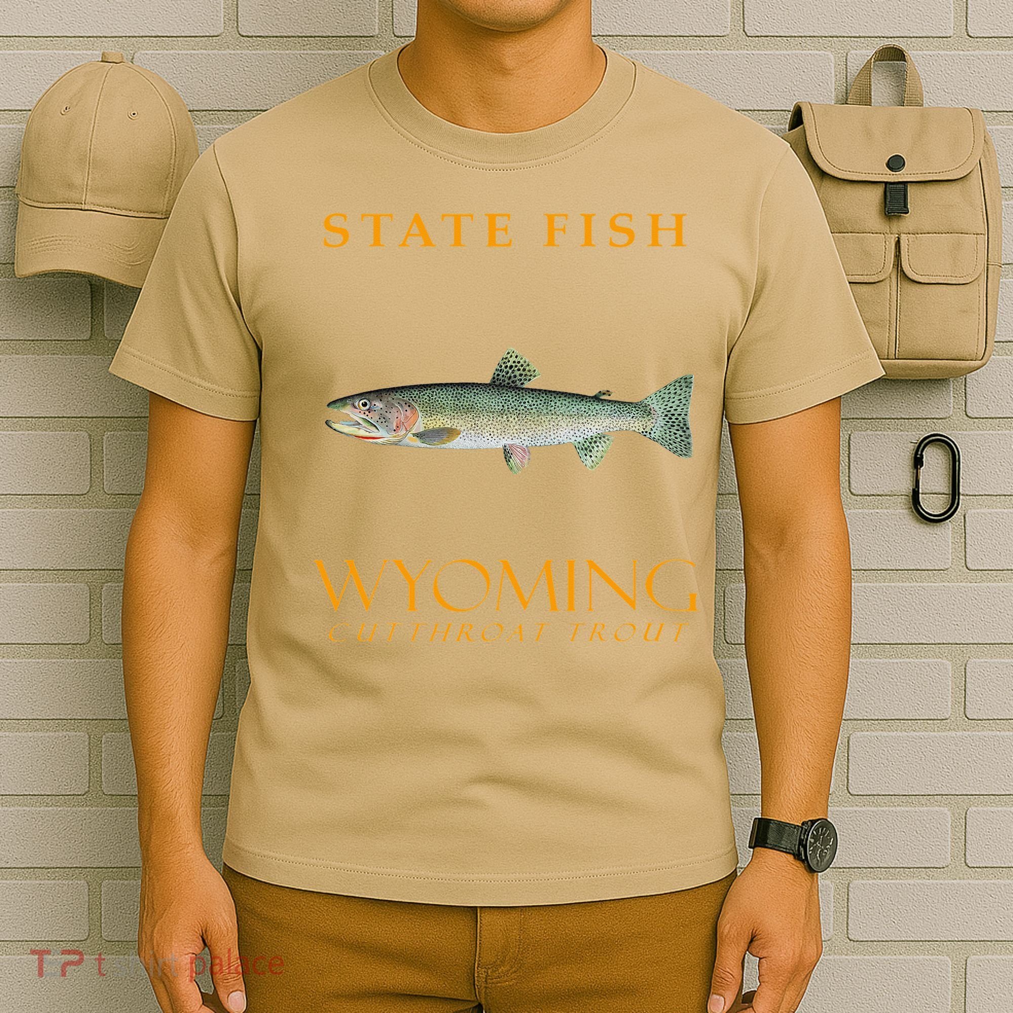 Wyoming Territory Fish The Cutthroat Trout T-Shirt
