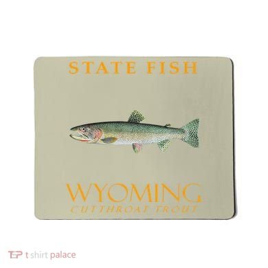 Wyoming Territory Fish The Cutthroat Trout Mousepad