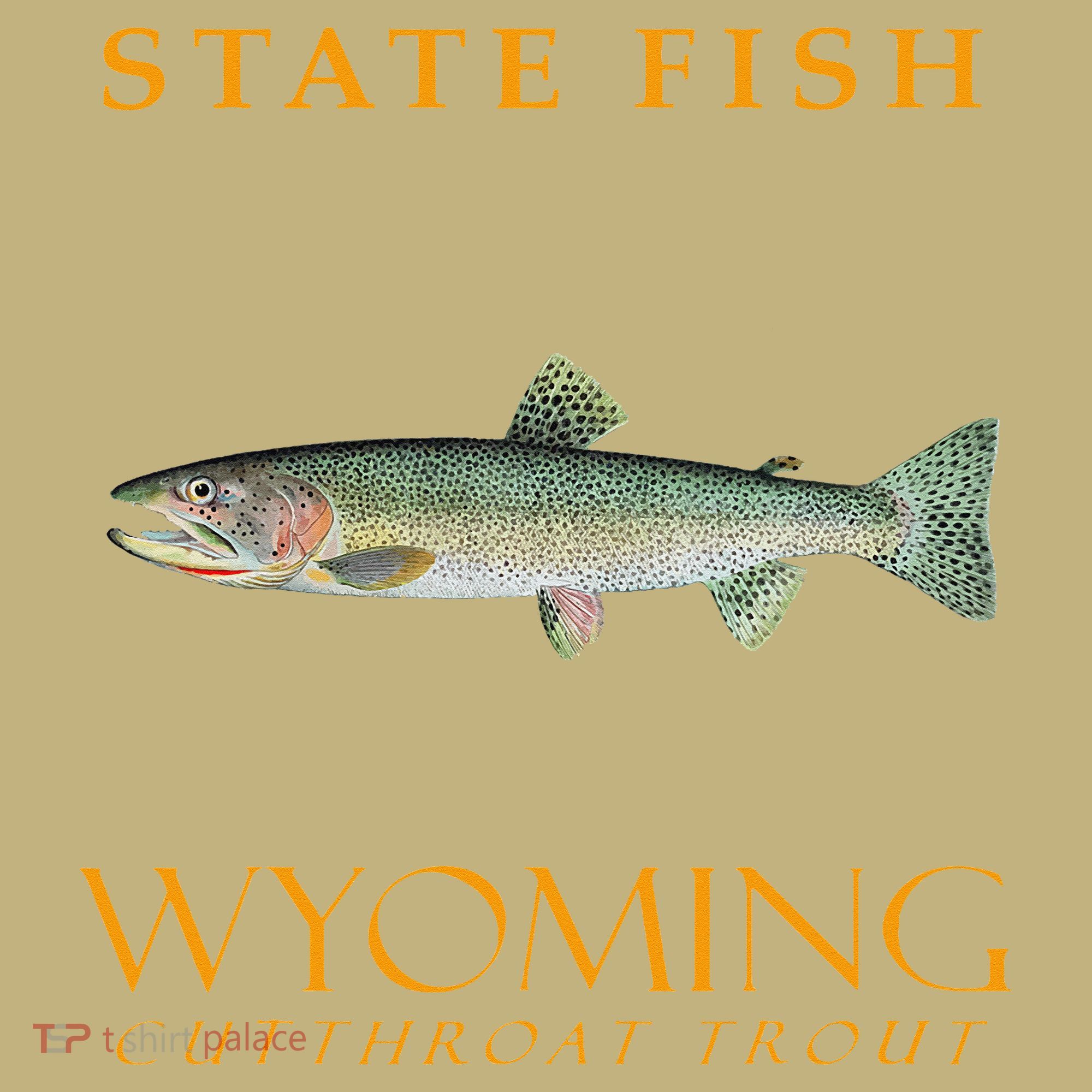 Wyoming Territory Fish The Cutthroat Trout Mousepad