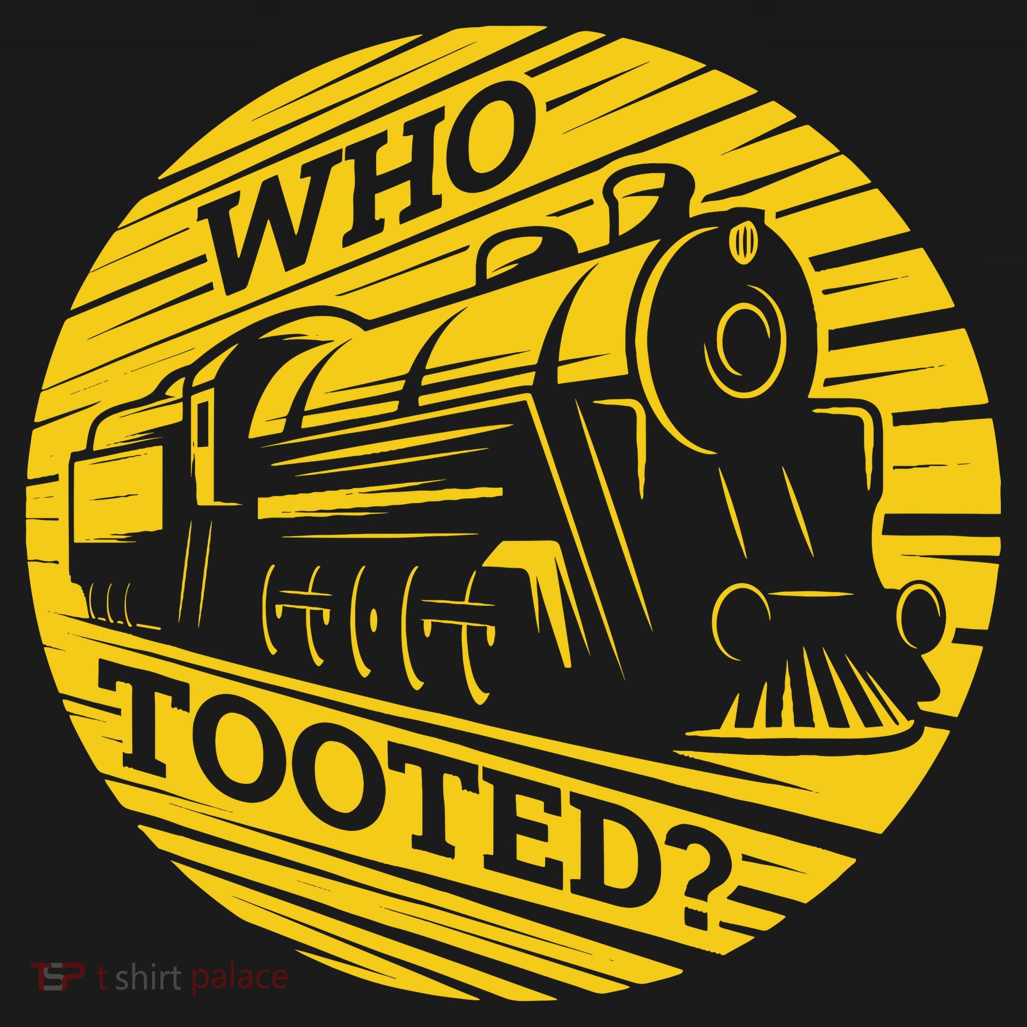 Who Tooted Funny Train Lover Cute Model Railroad Conductor Ornament