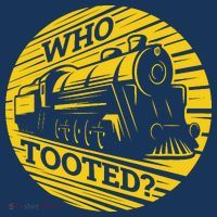 Who Tooted Funny Train Lover Cute Model Railroad Conductor Women's Hoodie thumb 2