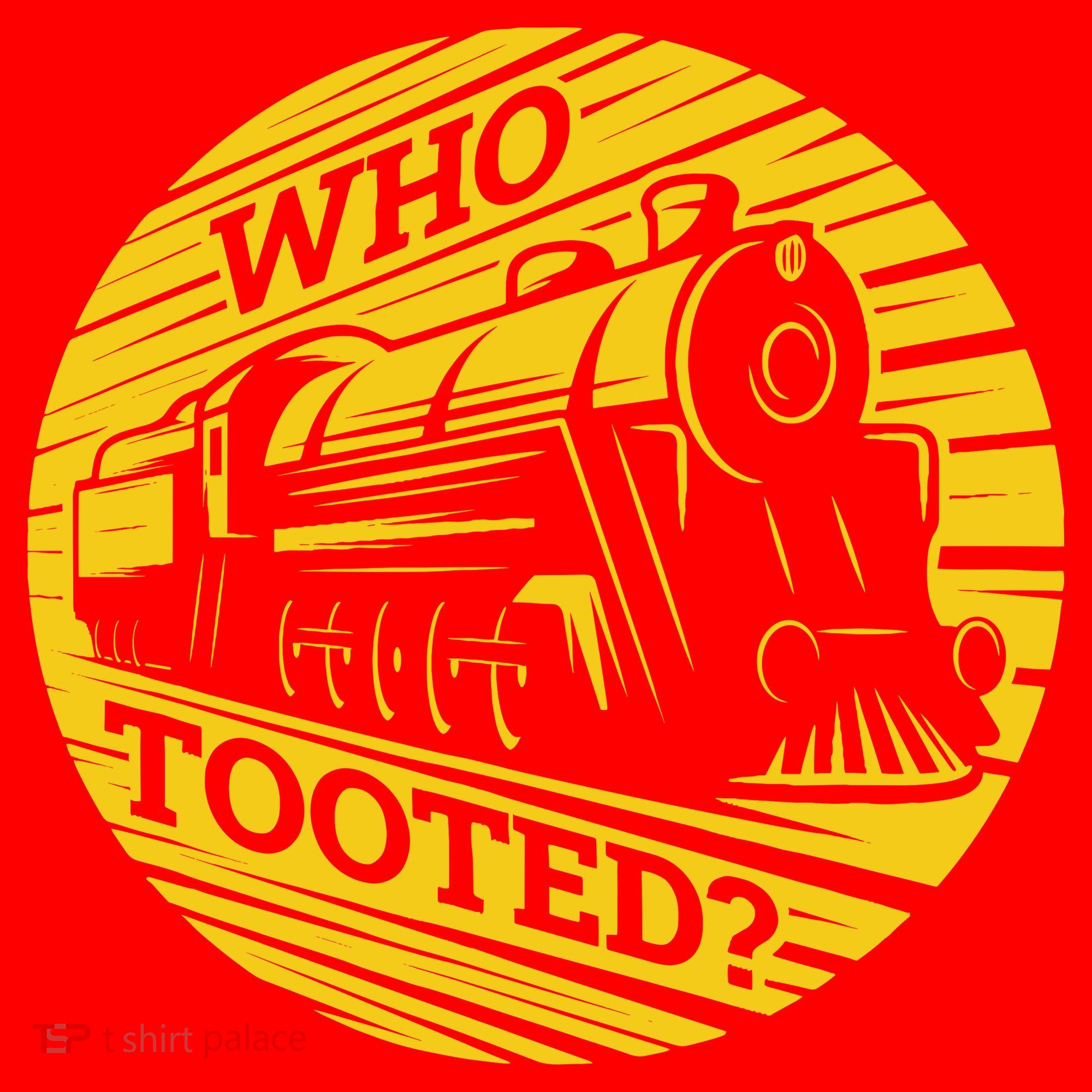 Who Tooted Funny Train Lover Cute Model Railroad Conductor Santa Hat