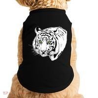 White Tiger Face Doggie Tank thumb 0