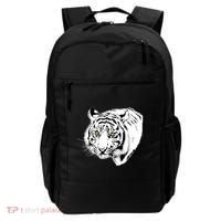 White Tiger Face Backpack thumb 0