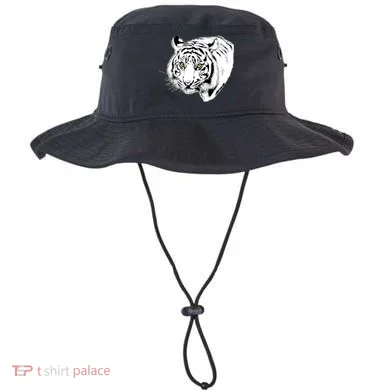 White Tiger Face Bucket Hat