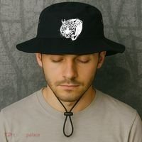 White Tiger Face Bucket Hat thumb 2