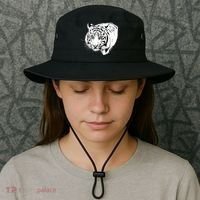 White Tiger Face Bucket Hat thumb 3