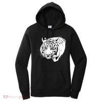 White Tiger Face Women's Hoodie thumb 0