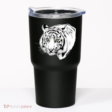 White Tiger Face Tumbler