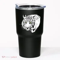 White Tiger Face Tumbler thumb 0