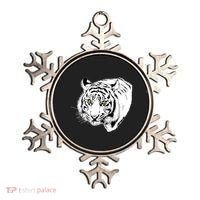 White Tiger Face Ornament thumb 0