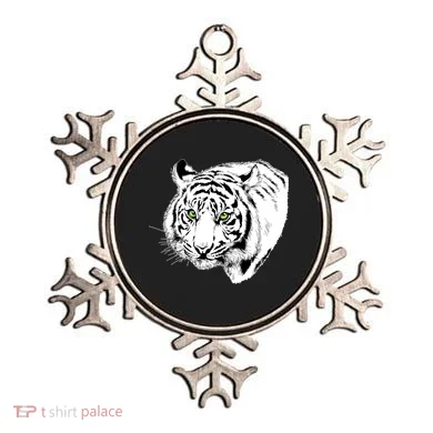 White Tiger Face Ornament