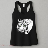 White Tiger Face Women's Tank Top thumb 3