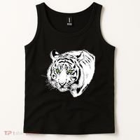 White Tiger Face Tank Top thumb 2