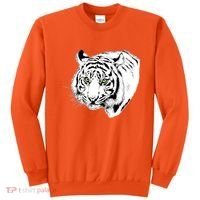 White Tiger Face Sweatshirt thumb 0