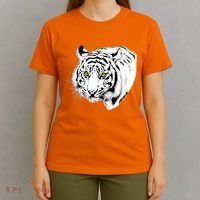 White Tiger Face T-Shirt thumb 4